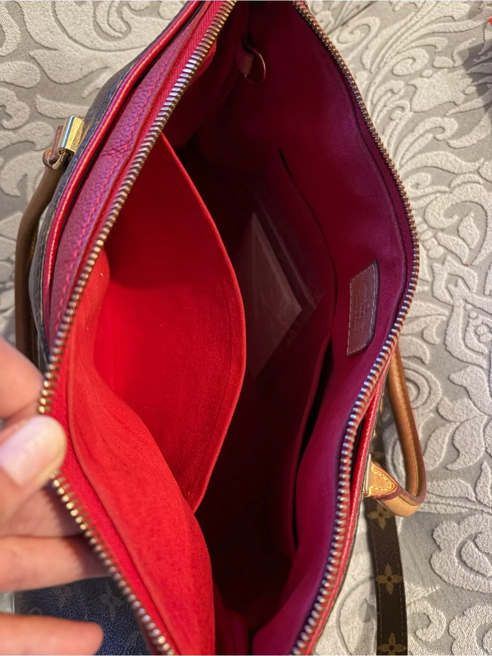 Louis Vuitton Pallas Brown Monogram Satchel